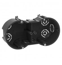 Коробка установочная КУП 2-х местная 141х70х45мм для полых стен саморез. мет. лапки IP20 (100/1200)  Б0051421  ЭРА