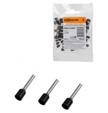 Наконечник-гильза Е1512 1,5мм2 с изолированным фланцем (100шт)  SQ0512-0020  TDM