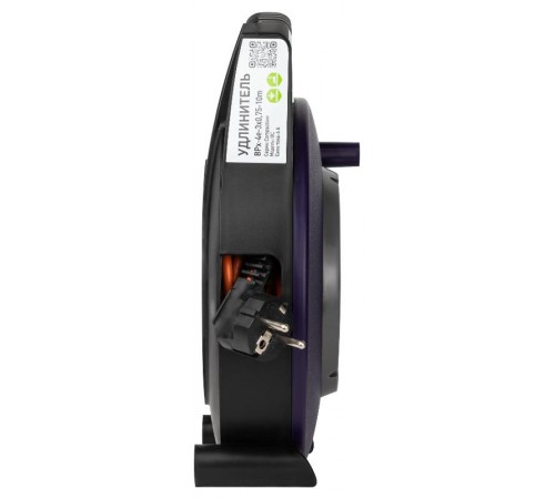 Удлинитель силовой BPx-4e-3x0,75-10m в закрытом корпусе с заземлением с выключателем 4 розетки 10м ПВС 3x0,75мм2 6А  Б0052925  ЭРА