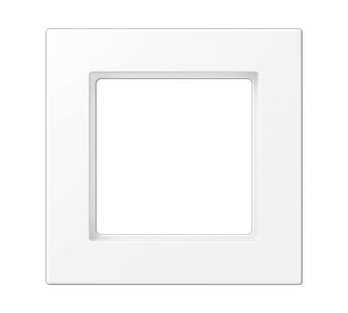 Рамка 1 пост; серия A550; термопласт; белый матовый  A5581BFWWM  Jung