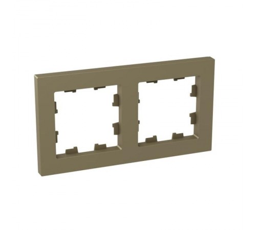 2 - местная рамка, шампань, пластик Эпика  UP1-FPC-02 EKF