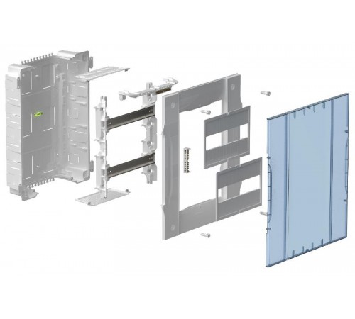 Корпус пластиковый встраиваемый на 24 модуля ЩРВ-П-24 IP40 KREPTA 5  KKR5-KP12-V-24-41  IEK