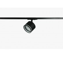 Светильник трековый однофазный  TR75 - GX53 BK под лампу GX53 c акриловым кольцом, черный.   Б0063981  ЭРА