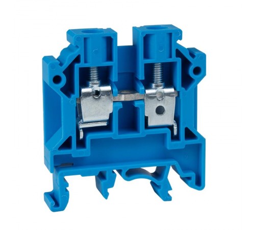 Клемма проходная винтовая OptiClip CTS-10-I-BU-57A-(0,5-10)-синий  289778  КЭАЗ