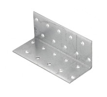 Уголок крепежный равносторонний 40х100х100x2, оцинкованный - накл.  126401  Tech-KREP