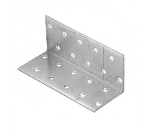 Уголок крепежный равносторонний 80х40х40x2, оцинкованный - накл.  126390  Tech-KREP