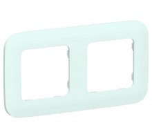 FLITE Artistic Рамка 2-ая РУ-2-А-ФлХЛ холодный лед  FI-M22-31-20-K94  IEK