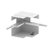 Внутренний угол кабельного канала Rapid 80 нерегулируемый 90x130 мм (сталь,белый) (GS-AI90130RW)  6277540  OBO Bettermann