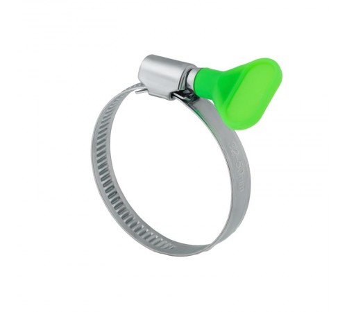 Хомут-стяжка кабельная стальная червячная с ключом W 32-50 мм, упаковка 50 шт.  07-0632-1  REXANT