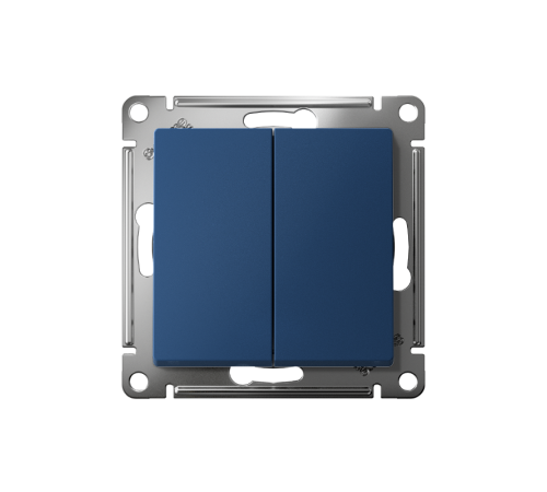 AtlasDesign Аквамарин Выключатель 2-клавишный, сх.5, 10АХ, механизм, быстрозажимные клеммы  ATN001151S  SE