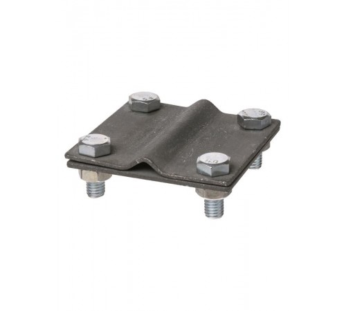 Зажим соединительный 4-х болтовой полоса-прут, полоса 40х4 - прут 6-10 мм, термодиффузия   SQ2401-0040  TDM