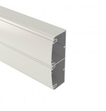 Алюминиевый кабель-канал 140х50 (с 2 крышками), цвет белый  11499  DKC