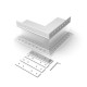 Угол SL-LINIA55-FANTOM-EDGE внешний (arlight, Металл)  030137  Arlight