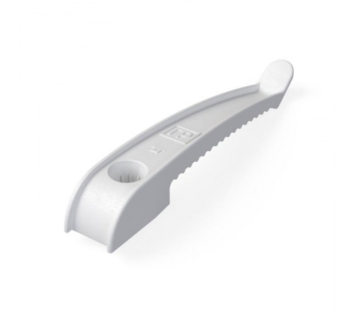 Держатель кабеля односторонний для прямого монтажа в гофроящике белый (200 шт/кор)  PR13.0489  Промрукав