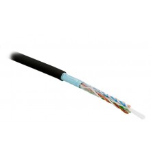 FUTP4-C5E-S24-IN-PVC-BK-305 (305 м) Кабель витая пара, экранир. F/UTP, категория 5e, 4 пары(24 AWG),одножил. (solid)  444620  Hyperline
