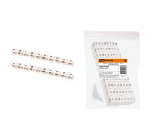 Маркер наборный - символ "9" белый 4 мм2 (100 шт.)   SQ0534-0040  TDM