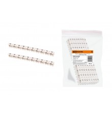 Маркер наборный - символ "9" белый 4 мм2 (100 шт.)   SQ0534-0040  TDM