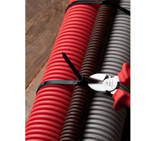 Хомут P6.6 стандартный (ч), 7.6x300 (100шт) FlexLock PROxima  plc-fl-ctsb-7.6x300  EKF