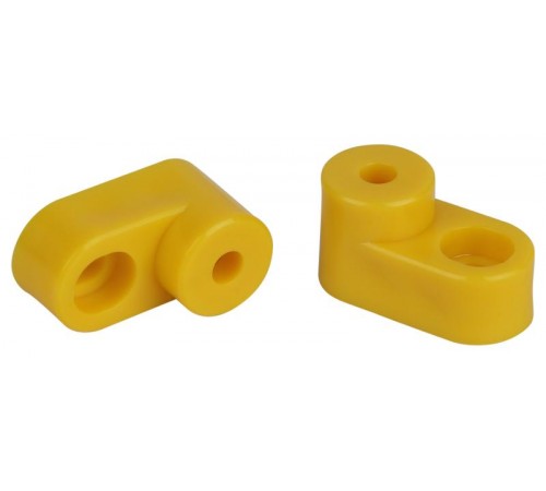 Изолятор для шин  NO-224-69 угловой желтый  Б0062939  ЭРА