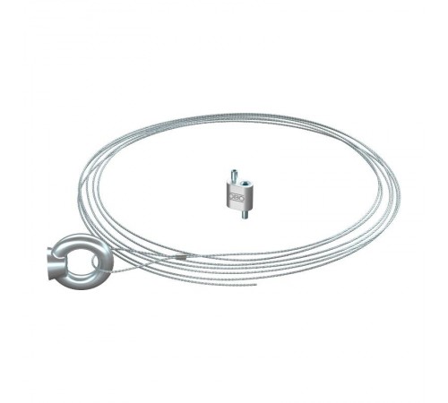 Подвес тросовый QWT RO 1 1M G с рым-гайкой М6 и фиксатором, 1,0х1000 мм ( QWT RO 1 1M G )  1450920  OBO Bettermann