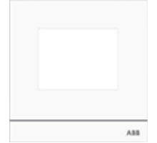 Рамка станции вызова, размер 1/1, белая51021CF-W ABB