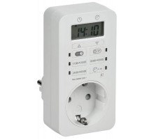 РТЭ-6 Розетка-таймер электр. 1мин 24ч 16А IP20  ERT10-1-16-S-01-5-K01  IEK