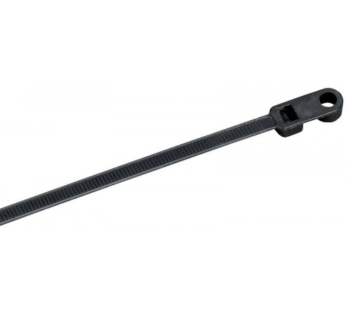 Хомут P6.6 с винтовым креплением чёрный 4,8х370мм  UHH12-D048-370-100-K02  IEK