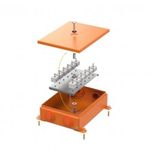 Коробка металлическая огнестойкая 70-0385-FR6.0-24 E15-E120 RAL2004 150x200x60 (6 шт/кор)  70-0385-2004-FR6.0-24  Промрукав