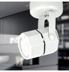 Светильник трековый OL2 GU10 WH накладной, белый  Б0044259  ЭРА