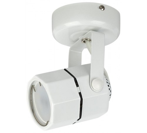 Светильник трековый OL2 GU10 WH накладной, белый  Б0044259  ЭРА