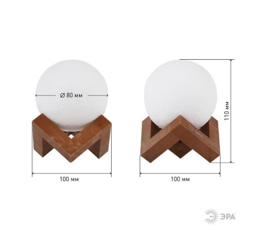 Светильник настольный NLED-490-1W-W белый  Б0043092  ЭРА