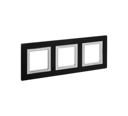 Рамка из алюминия, "Avanti", черная, 6 модулей  4402836  DKC