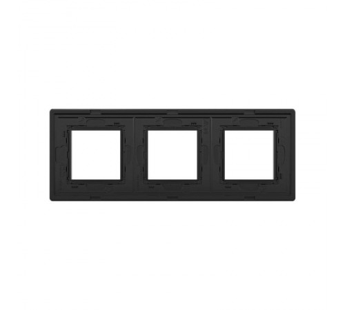 Рамка из алюминия, "Avanti", черная, 6 модулей  4402836  DKC
