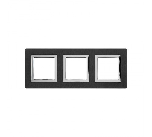 Рамка из алюминия, "Avanti", черная, 6 модулей  4402836  DKC