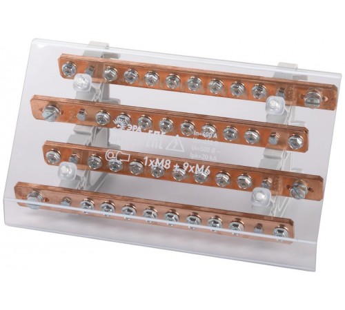 Шинный распределительный блок  NO-224-75 ШРБ-400  Б0063067  ЭРА