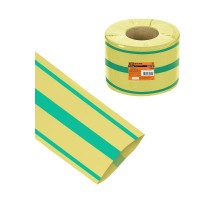 Термоусаживаемая трубка  ТУТнг 80/40 желто-зеленая (25 м/ролл)   SQ0518-0136  TDM