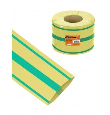 Термоусаживаемая трубка  ТУТнг 80/40 желто-зеленая (25 м/ролл)   SQ0518-0136  TDM