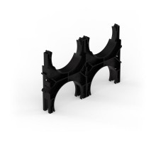 Кластер для двустенных труб d110 мм, двойной, двухсторонний (40 шт/кор)  PR13.02571  Промрукав