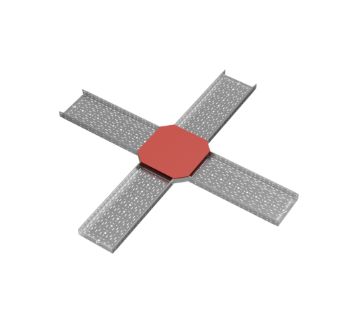 Крышка Х-разветвителя 400 мм "ПЛЮС" HD  KXDplus400 HD   КМ-профиль