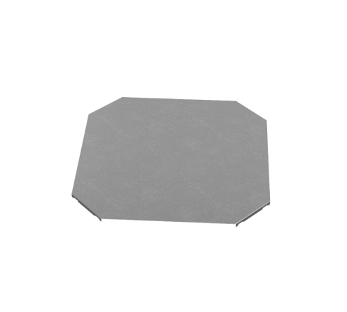 Крышка Х-разветвителя 400 мм "ПЛЮС" HD  KXDplus400 HD   КМ-профиль