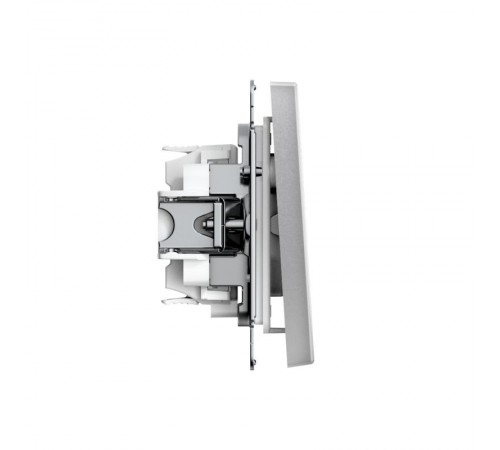 ArtGallery Алюминий Переключатель 1-клавишный IP44, 10АХ, механизм, быстрозажим. клем.  GAL440361S  SE