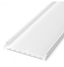 Лоток неперфорированный Стандарт 400х50х3000 (1,0 мм) RAL 9003 (6 м/уп)  PR16.10311  Промрукав