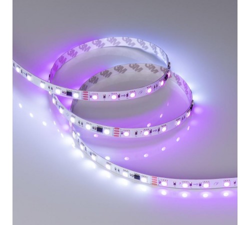 Светодиодная лента SPI-B60-10mm 24V RGB-PX6-RAM (15 W/m, IP20, 5060, 5m) (Arlight, бегущий огонь)  033447  Arlight