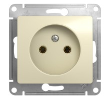 Glossa Бежевый Розетка без заземления  GSL000241  SE