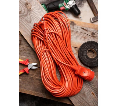 Удлинитель "Зевс 2.0" 50м без заземления ПВС 2*0,75 10А/2,3кВт PROxima   USB02-10-275-1-50  EKF