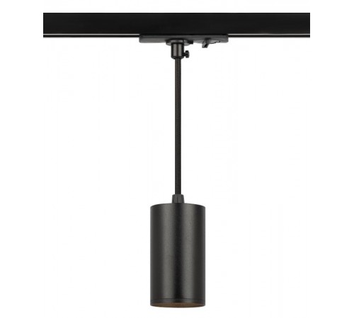 Светильник трековый однофазный TR45 - GU10 S BK подвесной 52*100 мм под лампу MR16 черный  Б0054182  ЭРА