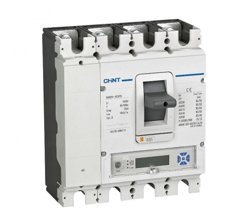 Выключатель автоматический NM8N-630C EM 4P 630А 36кА с электр. расцепителем, LCD (R)  269473  CHINT