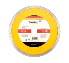 Диск алмазный отрезной сплошной 200x25.4/22.2x2x10 мм  KR-90-0114  Kranz