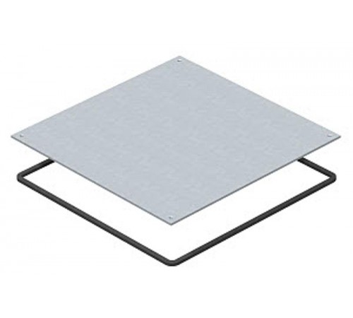 Заглушка монтажного основания UZD250 влагозащитная 282x282x4 мм (сталь) (DUF 250-2)  7400589  OBO Bettermann