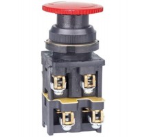КЕ-022 У3 исп.8, красный, 1з+2р, гриб без фиксации, IP40, 10А, 660В, выключатель кнопочный (ЭТ)  ET529289  Электротехник